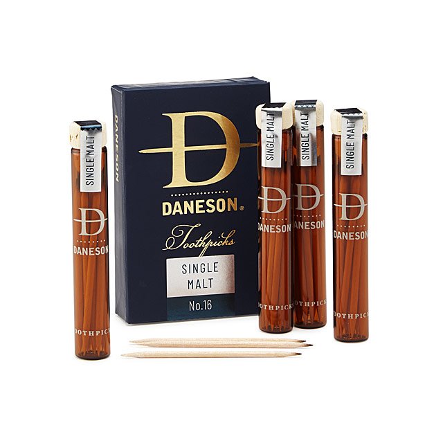 Scotch shop infused toothpicks